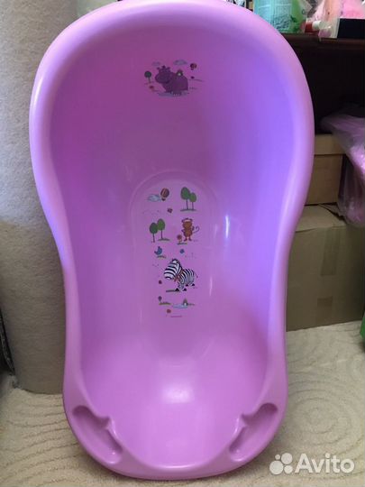 Горка и ванна для купания