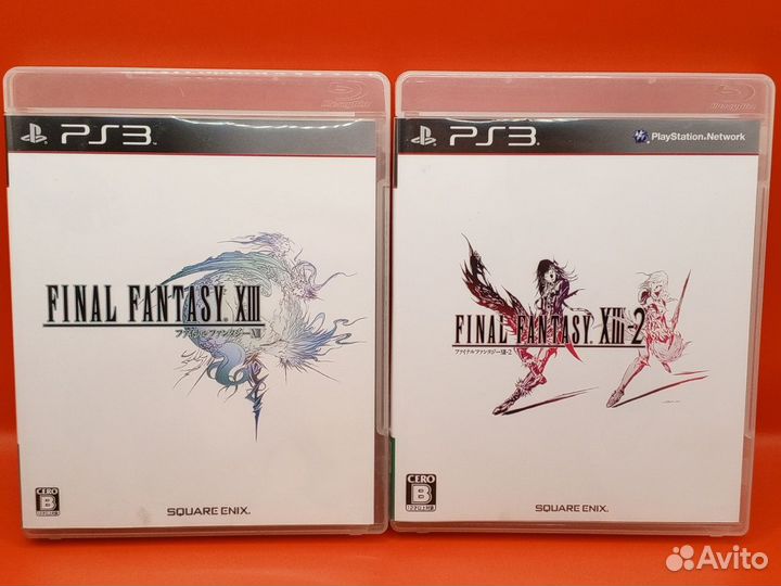 Final Fantasy xiii, xiii-2 PS3 Япония