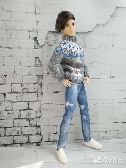 Свитер для кукол Кен, одежда для кукол 28-30 см