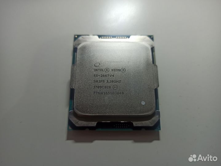 Процессор intel xeon 2667 v4 3.20Ghz