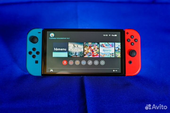 Nintendo Switch oled прошитая + любые игры