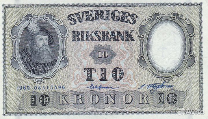 Банкноты Швеция