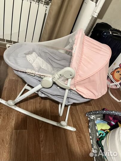 Шезлонг детский 5 в 1 для детей от 0 до 6 месяцев
