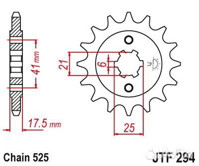 Звезда ведущая JTF294 14