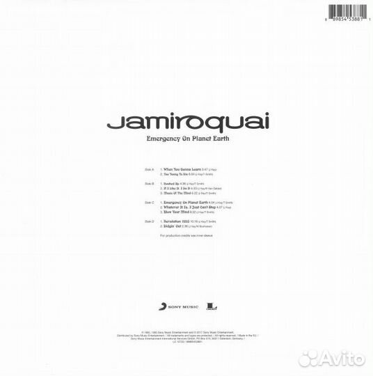 Виниловая пластинка Jamiroquai / Emergency On Plan