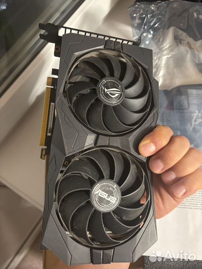 Видеокарта gtx 1660 super 6gb asus rog