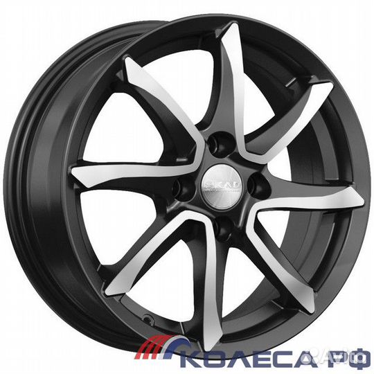 Диски осака 6/15 4x100 ET50 d60.1 алмазбархатновый