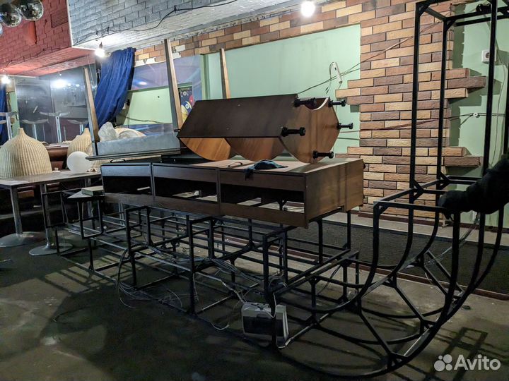 Сани интерьерные металлические для декорирования