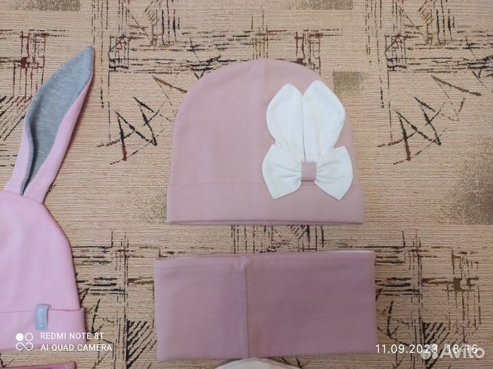 Комплект шапка, снуд