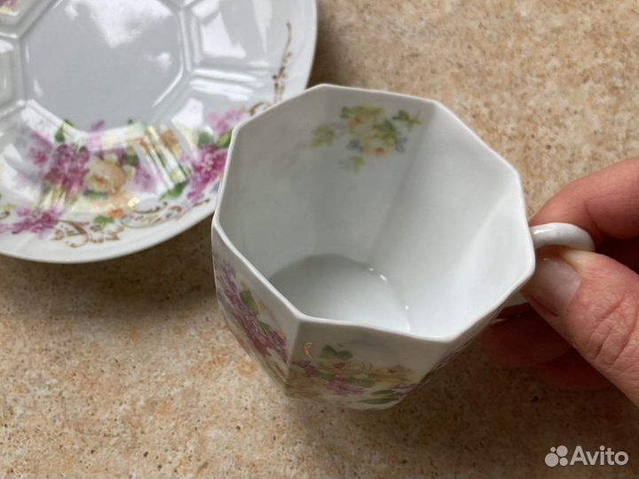 Антикварная чайная пара