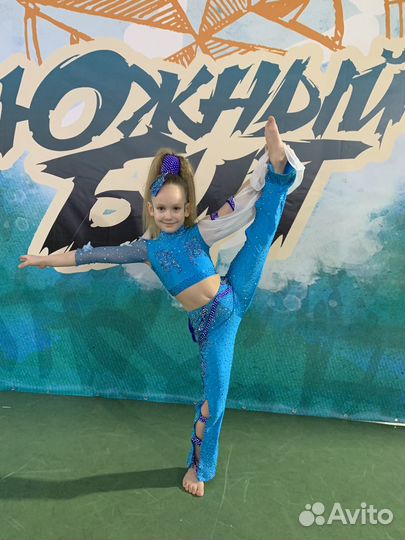 Костюм для танцев диско и слоу 2в1 размер 134