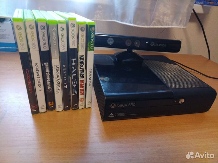 Игровая приставка xbox 360 с играми