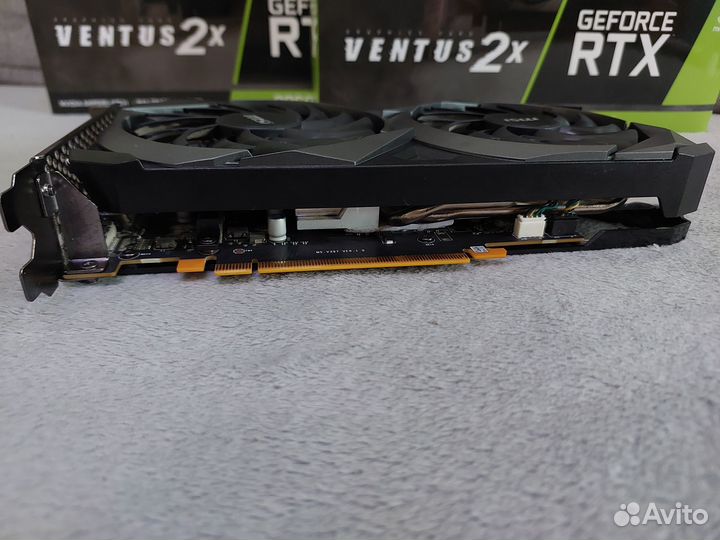 Две MSI nvidia GeForce RTX 3060 Ti 8 гб