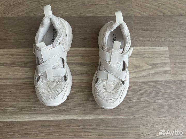 Кроссовки детские Maaag 33р, кремовые