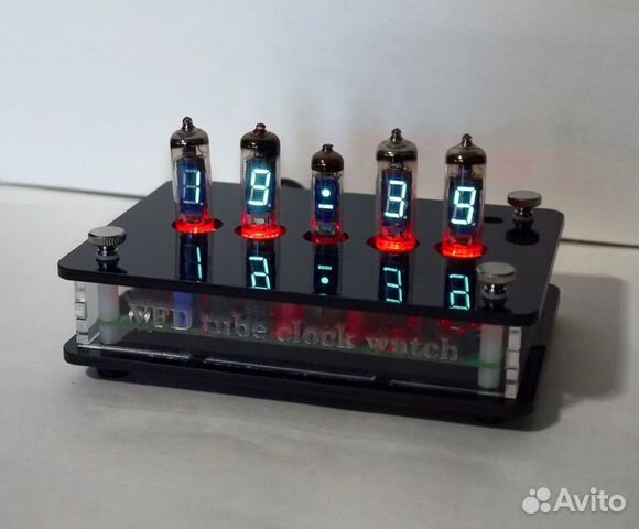 Часы Будильник на VFD индикаторах ив-6 + ив-1