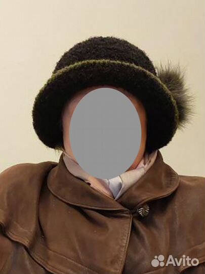 Панама шляпа шерсть-букле