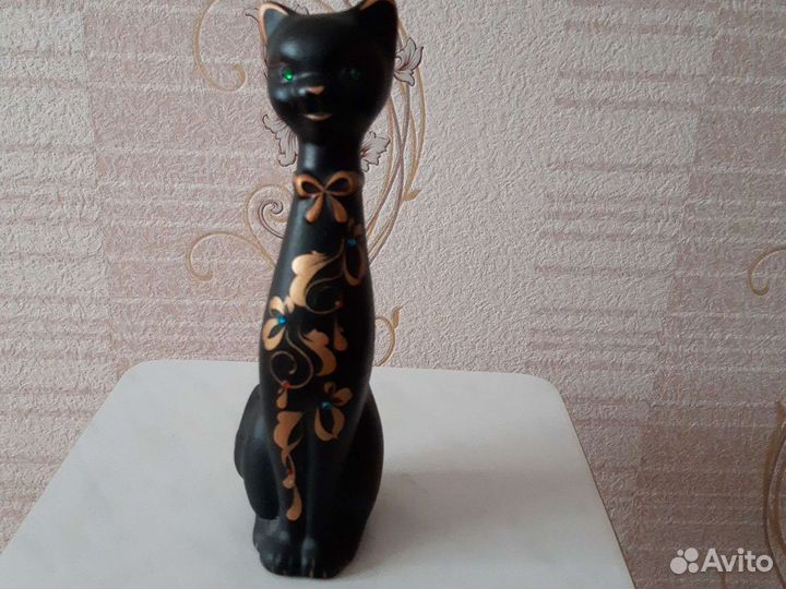 Статуэтка кошка керамическая