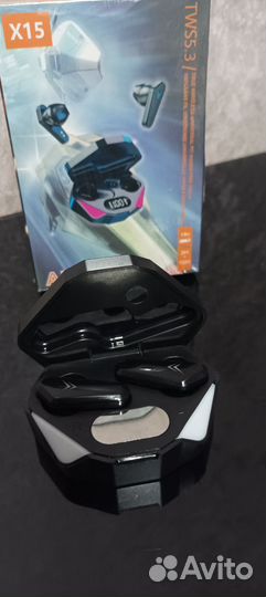 Беспроводные наушники игровые с подсветкой