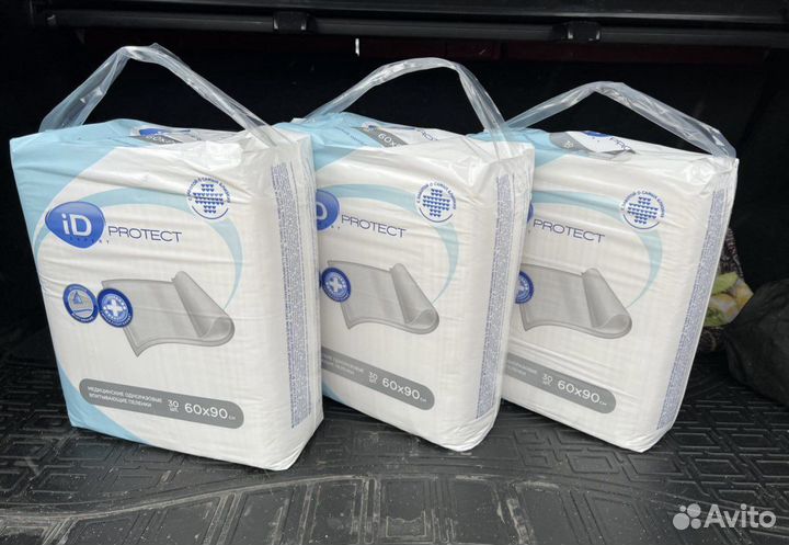 Пеленки одноразовые 60х90 30 штук