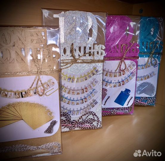 Гирлянда из фото, растяжка на год