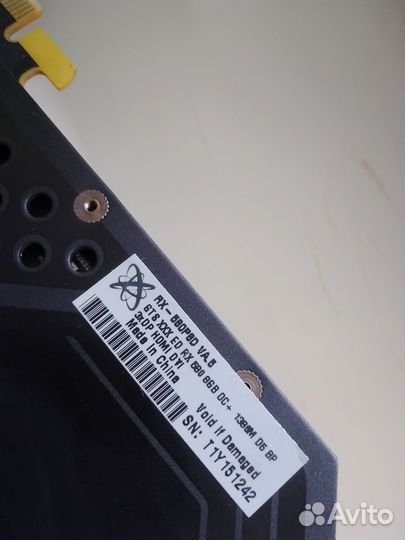 Видеокарта Rx580.8gb (Аналог Gtx1060.6gb)