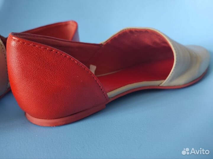 Туфли балетки Benneton кожа