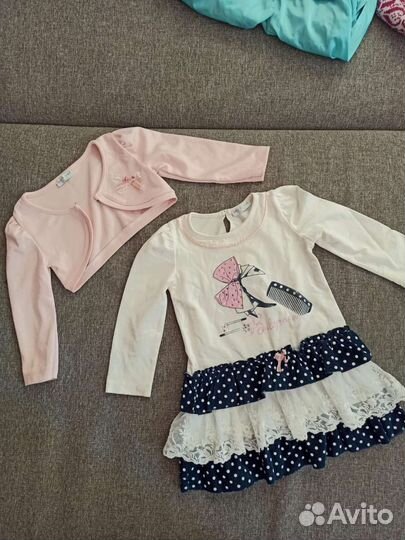 Пакет одежды для девочки на рост 86-92