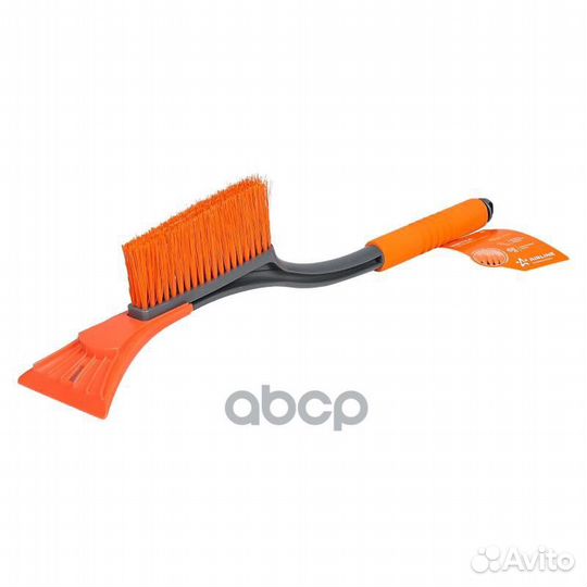 Щетка от снега и льда с мягкой щетиной + скребо