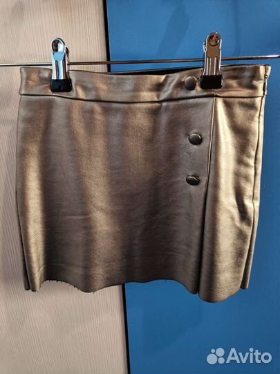 Юбка кожаная для девочки