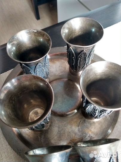 Стопки мельхиор СССР