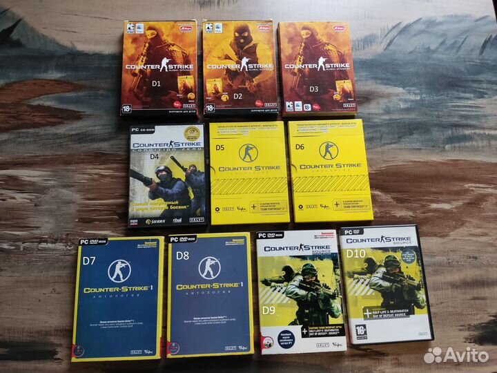 Игры valve DVD Box Half-Life Portal L4D CS TF2