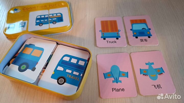 Пазл для малышей машинки