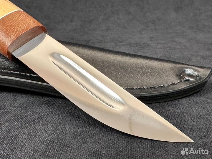 Якутский нож, сталь 65х13