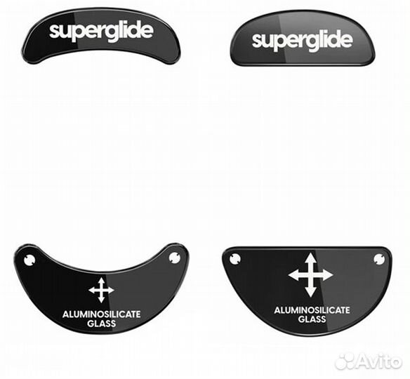 Стеклянные глайды Superglide для мышек Zowie EC,ZA