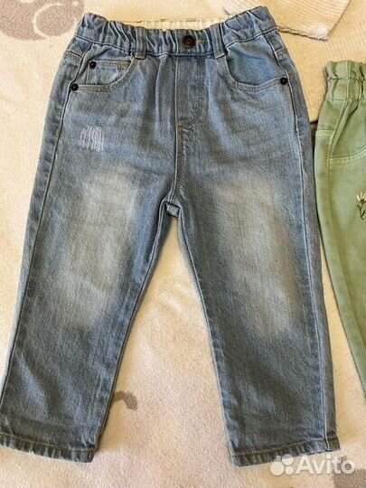 Джинсы и кофта для девочки 80