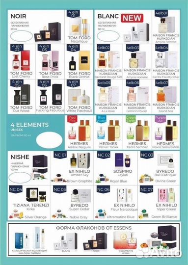 Essens Духи мужские и женские