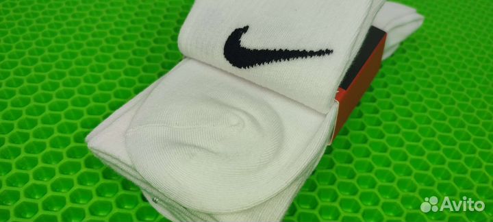 Носки nike everyday длинные черные и белые