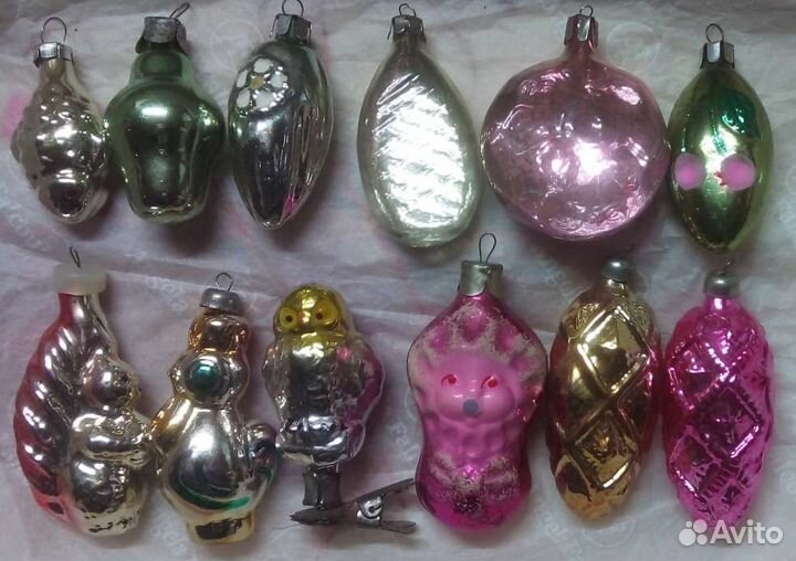 Старые елочные игрушки