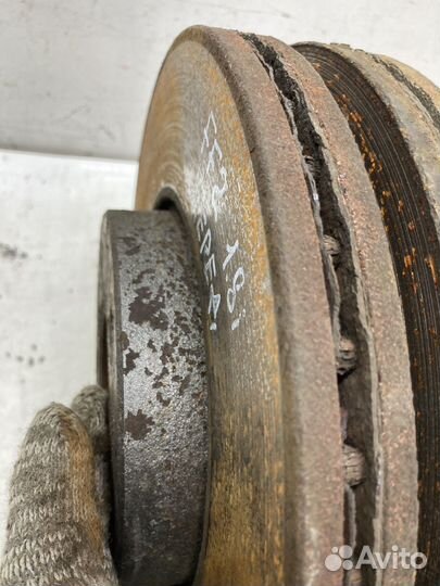 Диск тормозной передний Ford Focus 2 (1.8 бензин)