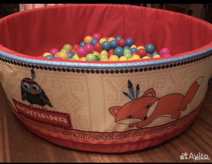 Сухой бассейн с шариками бу