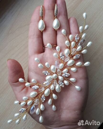 Украшение для волос/ веточка