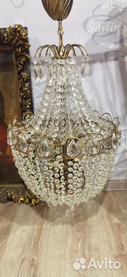 Люстра хрустальная