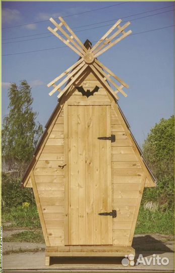 Дачный туалет деревянный чве 583