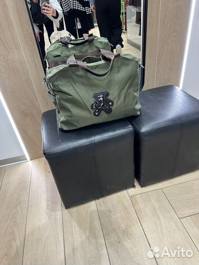 Сумка женская шоппер хаки