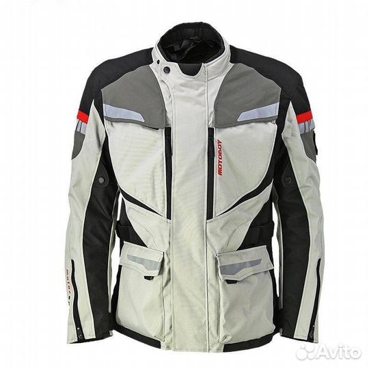 Мотокуртка Motoboy MB-J49, серый
