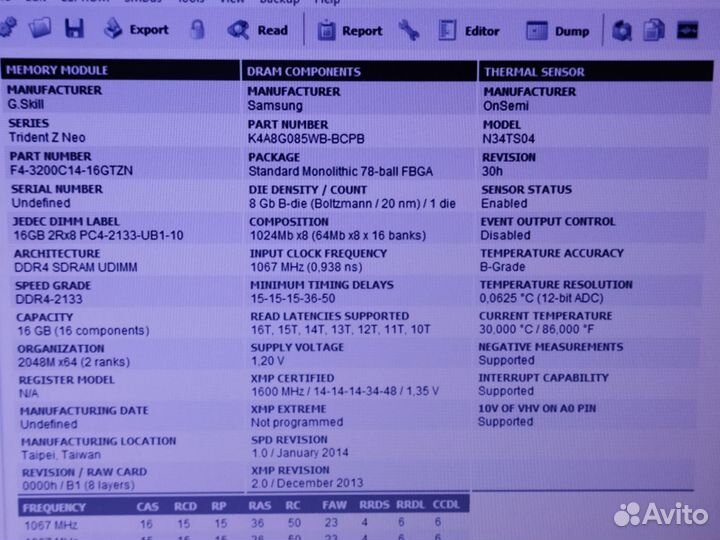 G Skill trident Z Neo F4-3200C14Q-64gtzn топовая