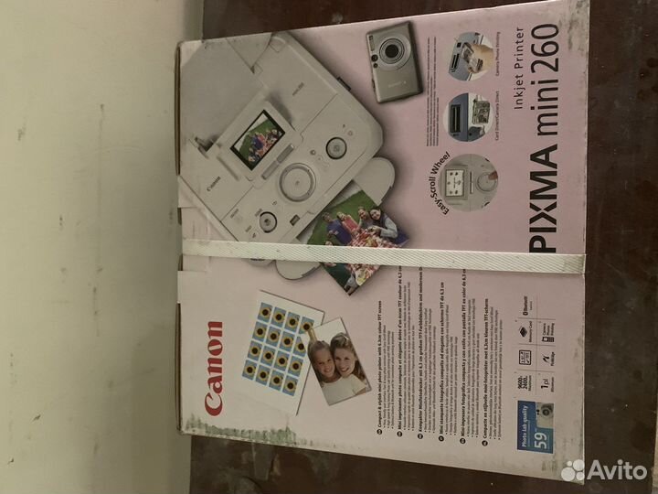 Фотопринтер canon pixma mini 260
