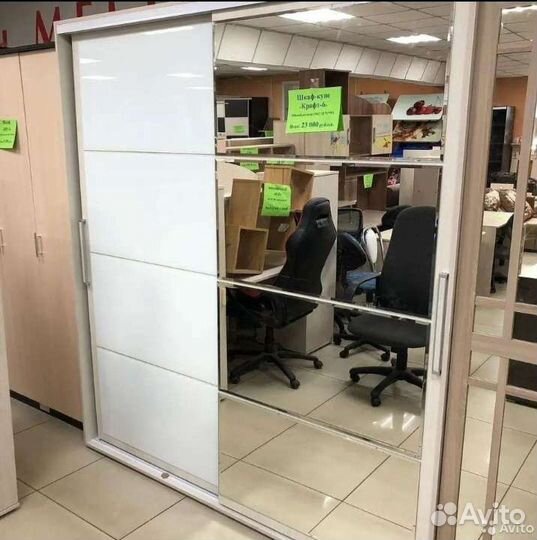 Шкаф купе крафт 6
