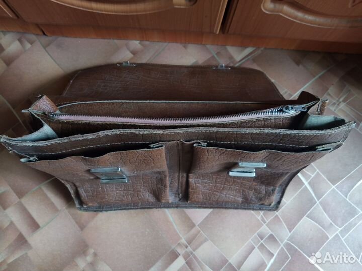 Мужской кожаный портфель СССР