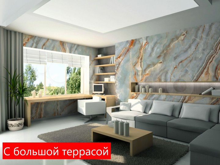 3-к. квартира, 96,9 м², 1/15 эт.
